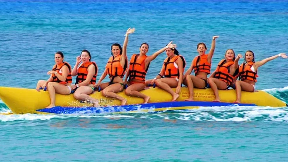 Exciting Banana Boat Ride for Groups in the Turquoise Waters of San Juan Puerto Rico