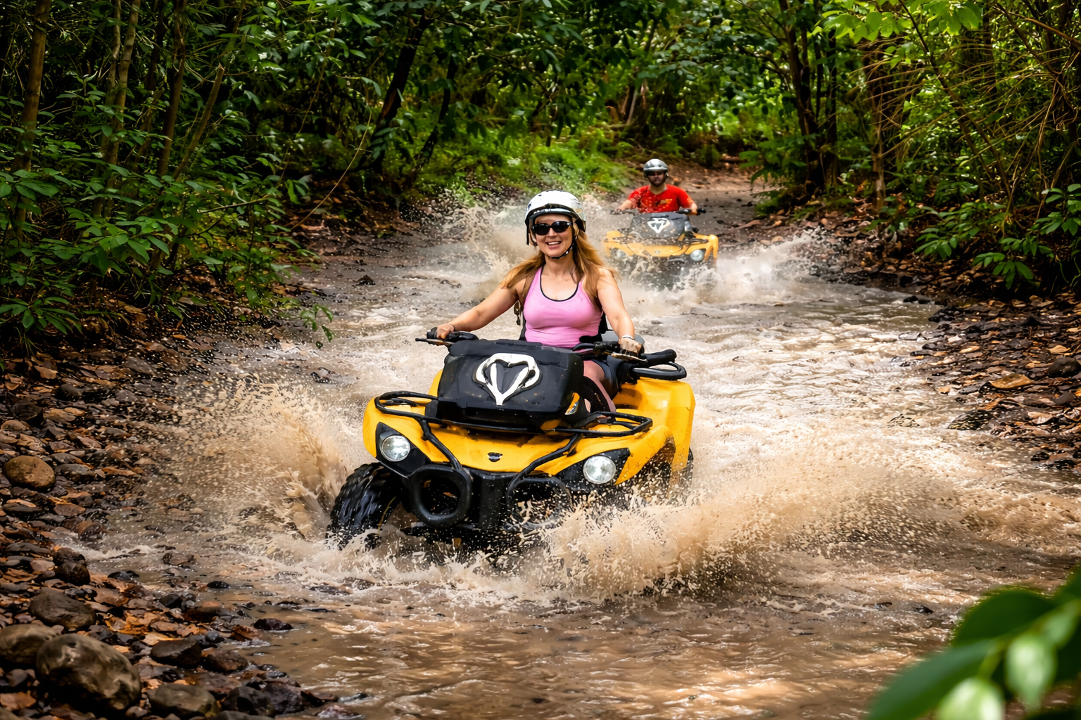 Off-Road ATV Adventure Tour Through Tropical Trails and Mud in Puerto Rico